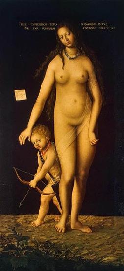 Lucas Cranach the Elder Venus and Cupid Sweden oil painting art